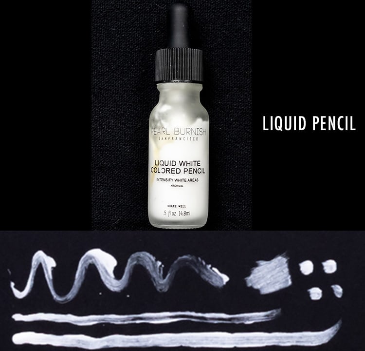Pearl Burnish White Liquid pencil