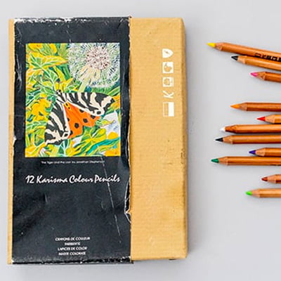 Berol Karismacolor Vintage Box Art with Pencils