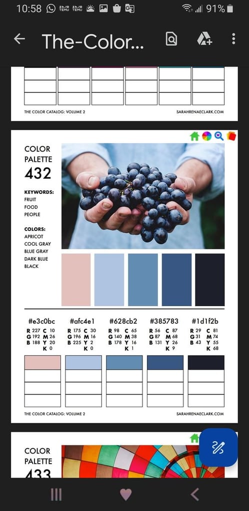 The Color Catalog | 250 Color Palettes in an Interactive PDF Color Guide