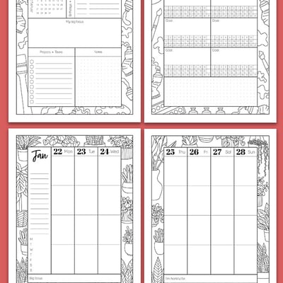 2024 PDF Planner for January