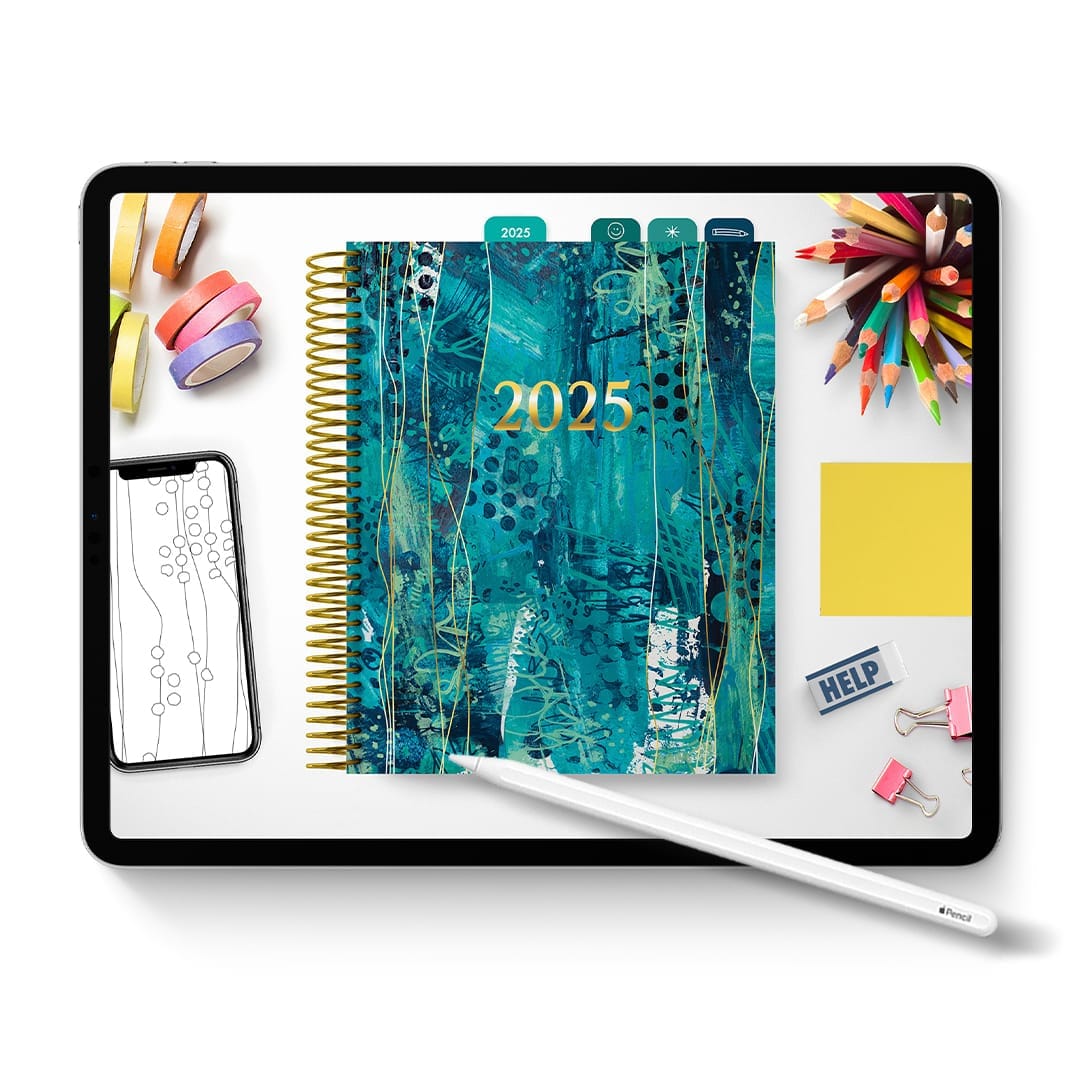 2025 Digital Coloring Planner