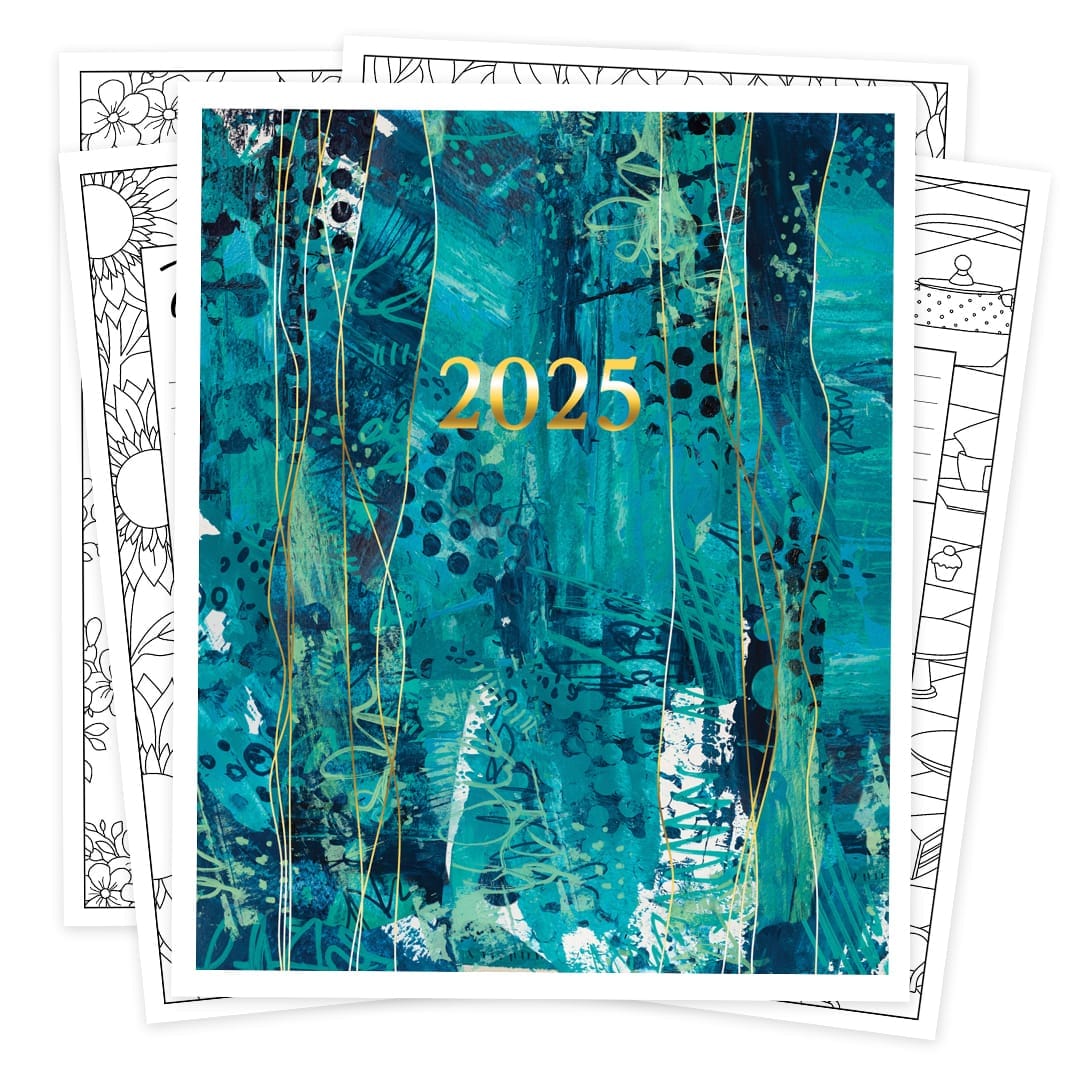 Printable 2025 Coloring Planner
