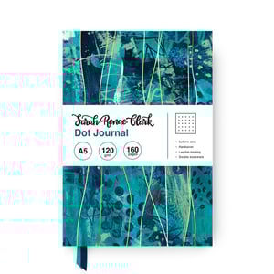 A5 Teal Jungle Journal - 5x5mm Dots