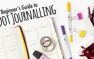 A how-to guide to teach beginners dot or bullet journalling