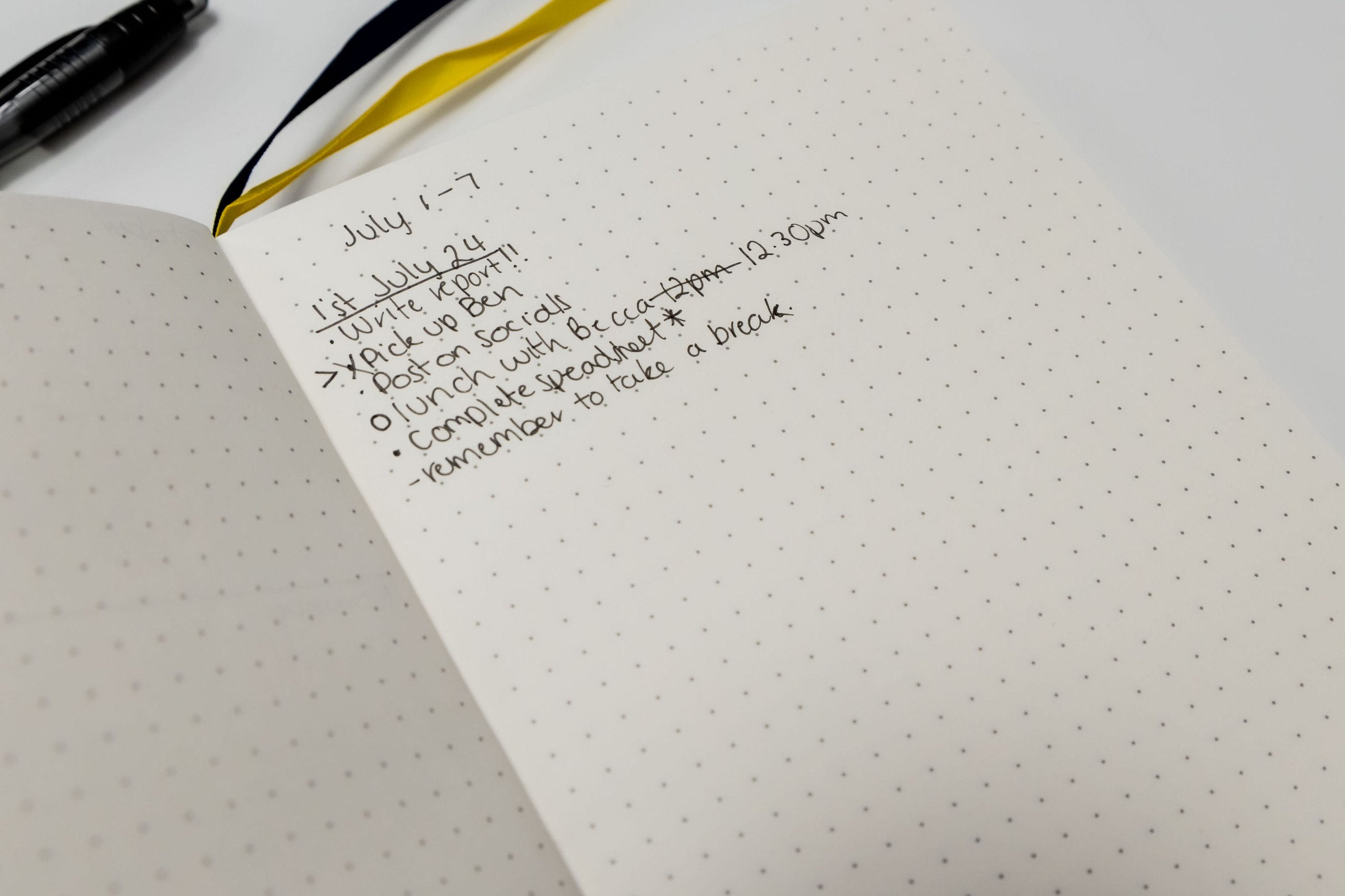 How to dot journal in your own dot journal to suit your life.