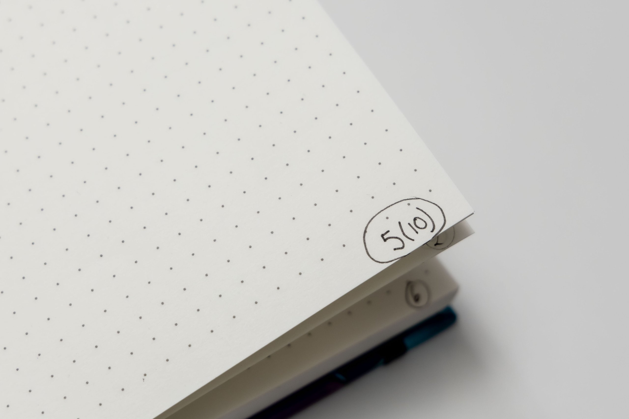 Use this beginners guide to dot journalling and BUJO