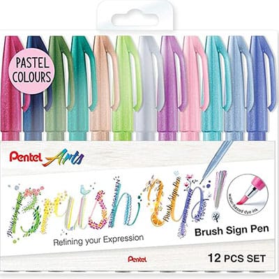 Pentel Arts Brush up water-based art markers