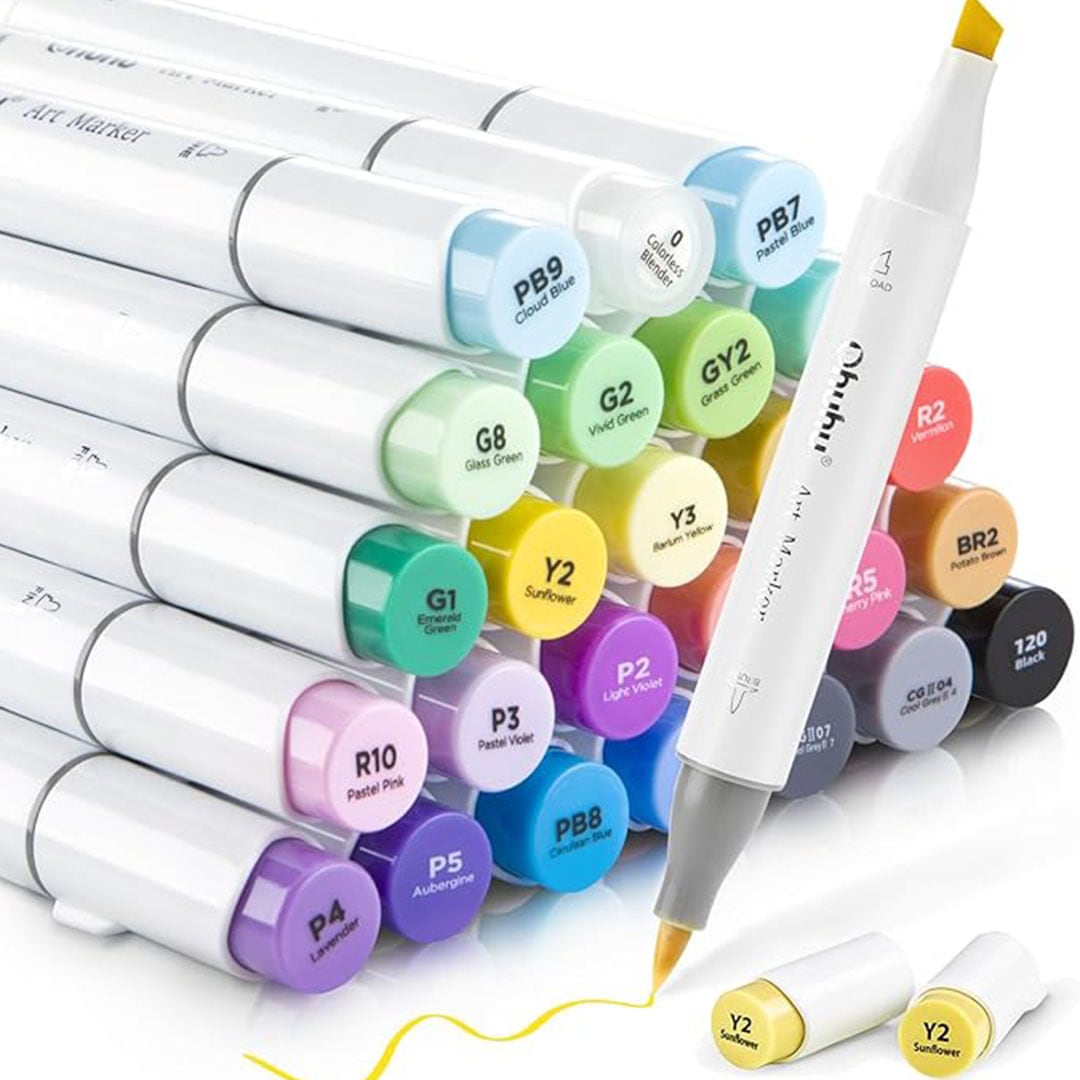 Ohuhu Honolulu B Alcohol Markers are a great gift for Alcohol Marker artists