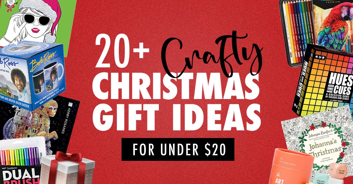 Over 20 arty Christmas Gift Ideas for under $20 for creative people