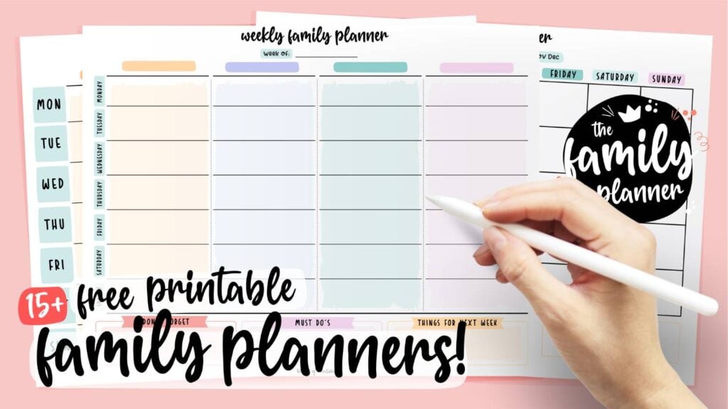20-free-resources-to-increase-productivity-and-organise-your-2025 for Free Printable Family Weekly Planner 20+ Free Resources to Increase Productivity and Organise your 2025 for Free Printable Family Weekly Planner