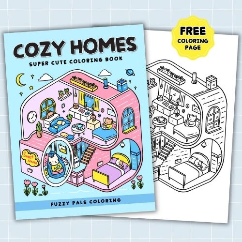 Printable colouring pages for free by Fuzzy Pal