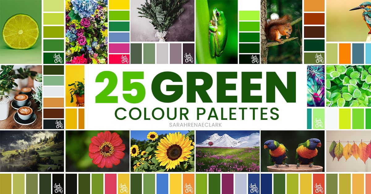 here are 25 Colour combinations with the colour green in them.