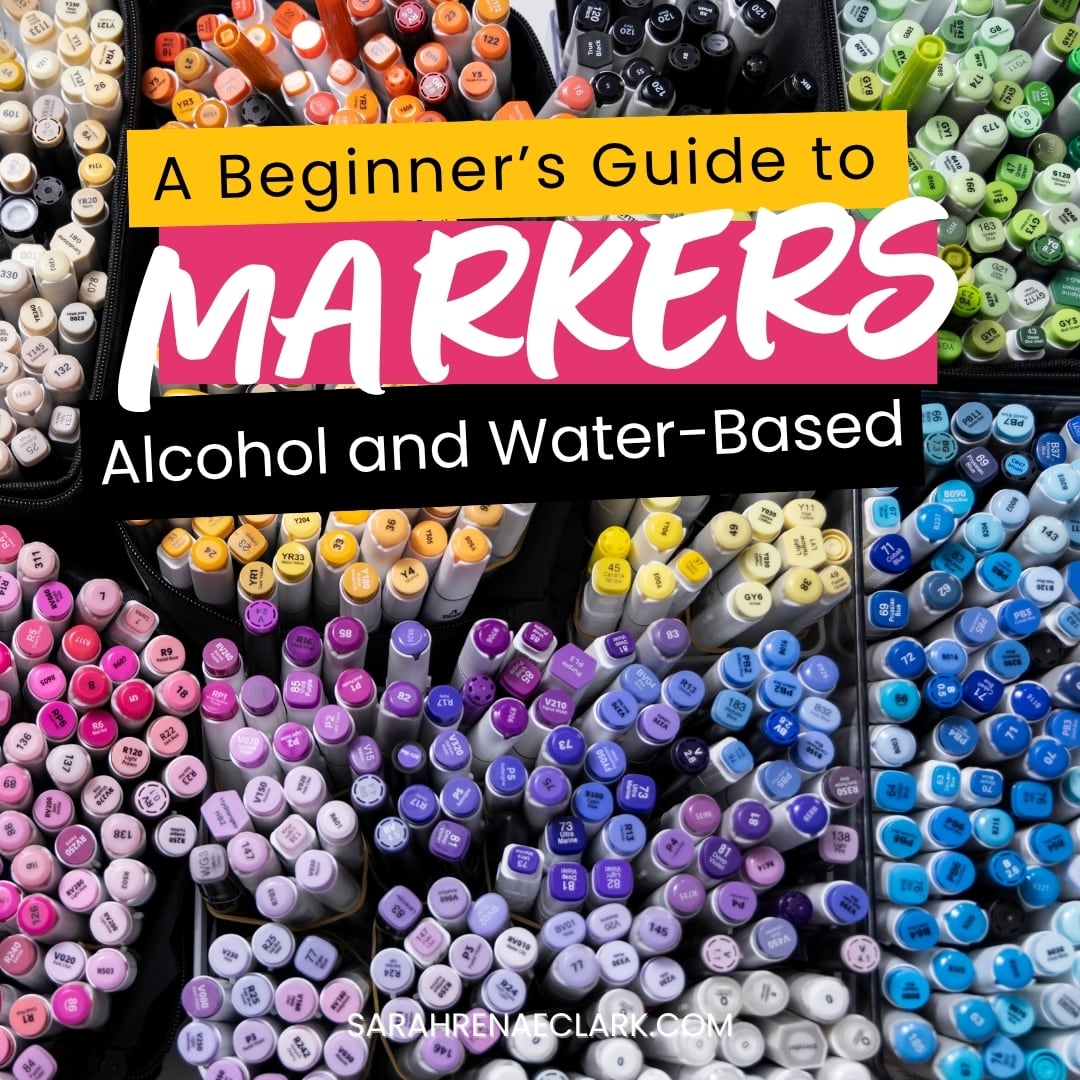 Learn how to use alcohol markers and water-based markers in this beginner's guide to markers.