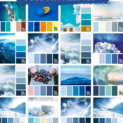 20 Blue Colour Palettes - Sarah Renae Clark