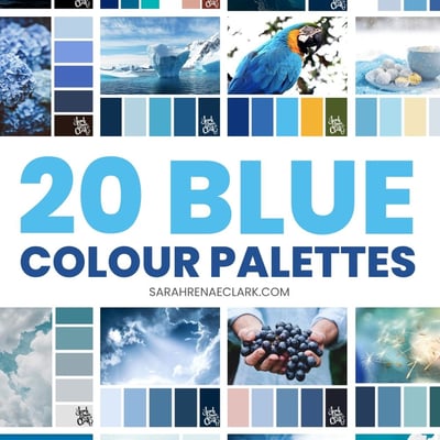 20 blue colour combinations and colour palettes to provide inspiration