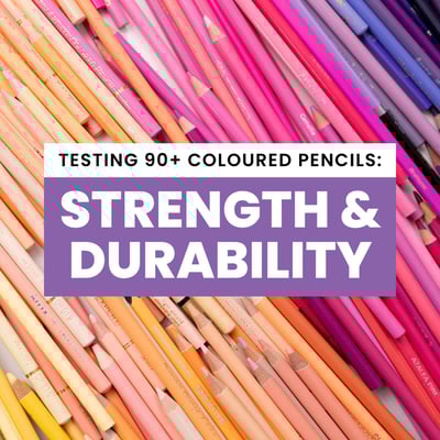 Find out which coloured pencils can keep a sharp point.