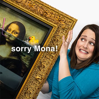 I Flooded the Mona Lisa... with RESIN! #TeamWater