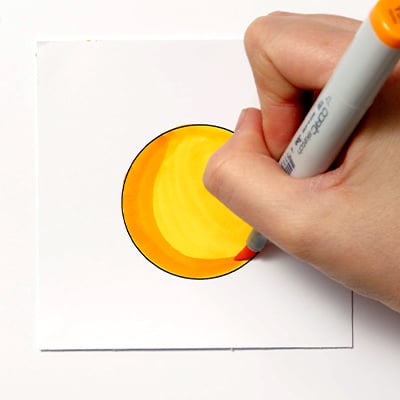 blend alcohol markers with Copic or ohuhu and get amazing results with this step by step guides to different blending techniques.