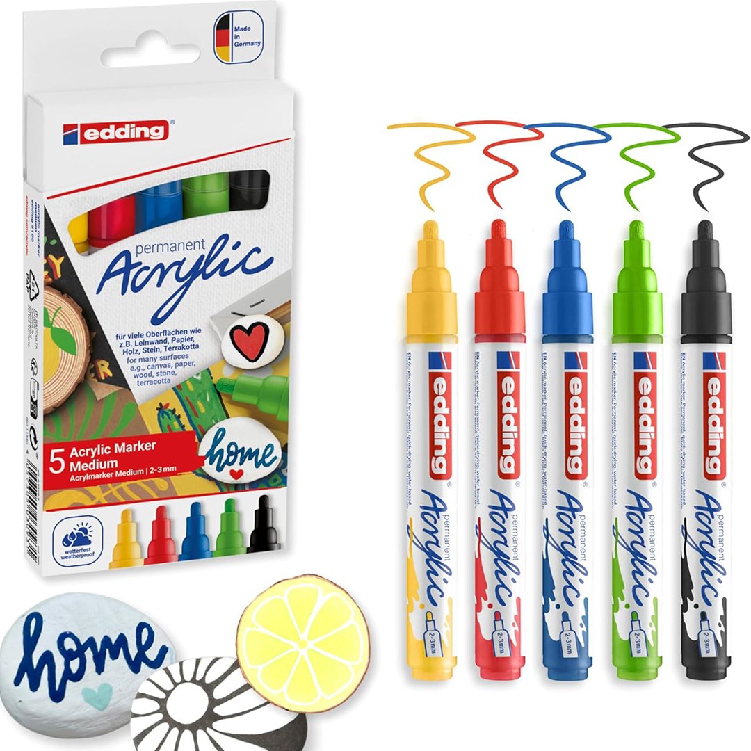 Edding Permanent Acrylic Markers