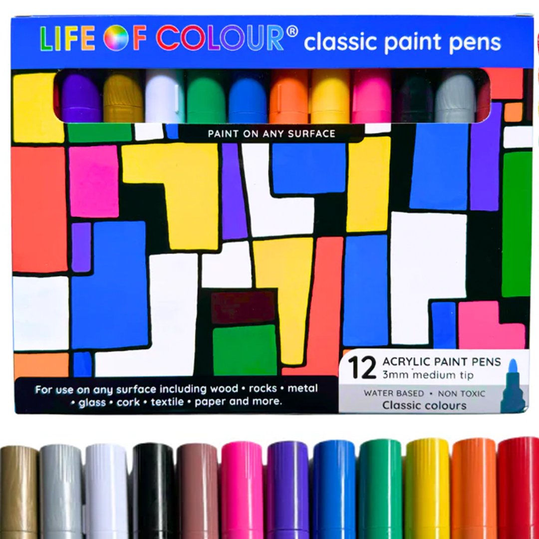 Life of Colour Classic Acrylic Paint Pens