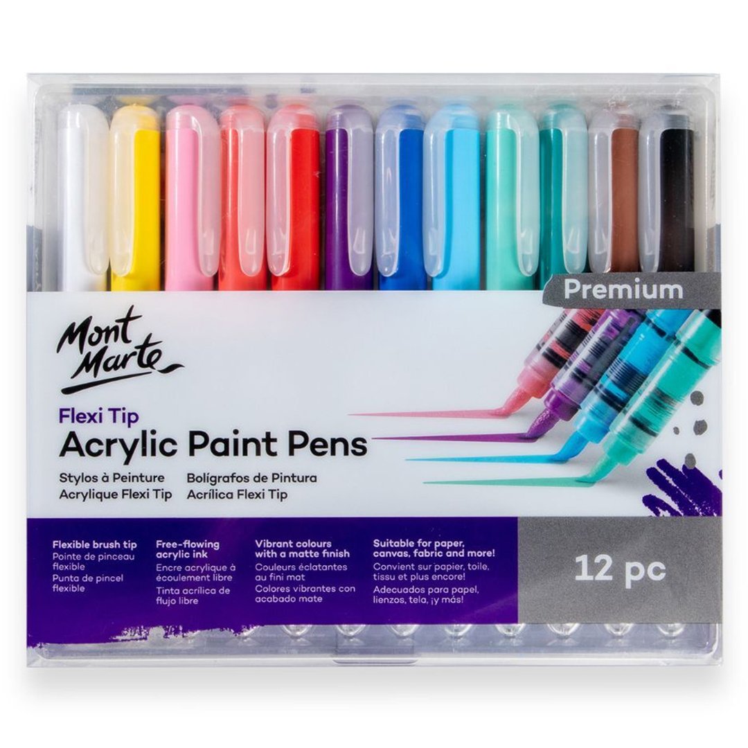 Mont Marte Flexi Tip Paint Pens