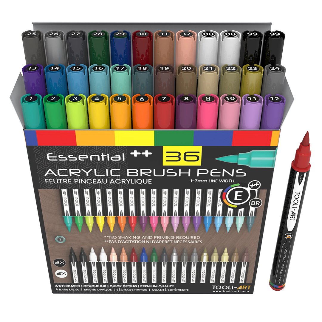 Tooli-Art Acrylic Brush Pens
