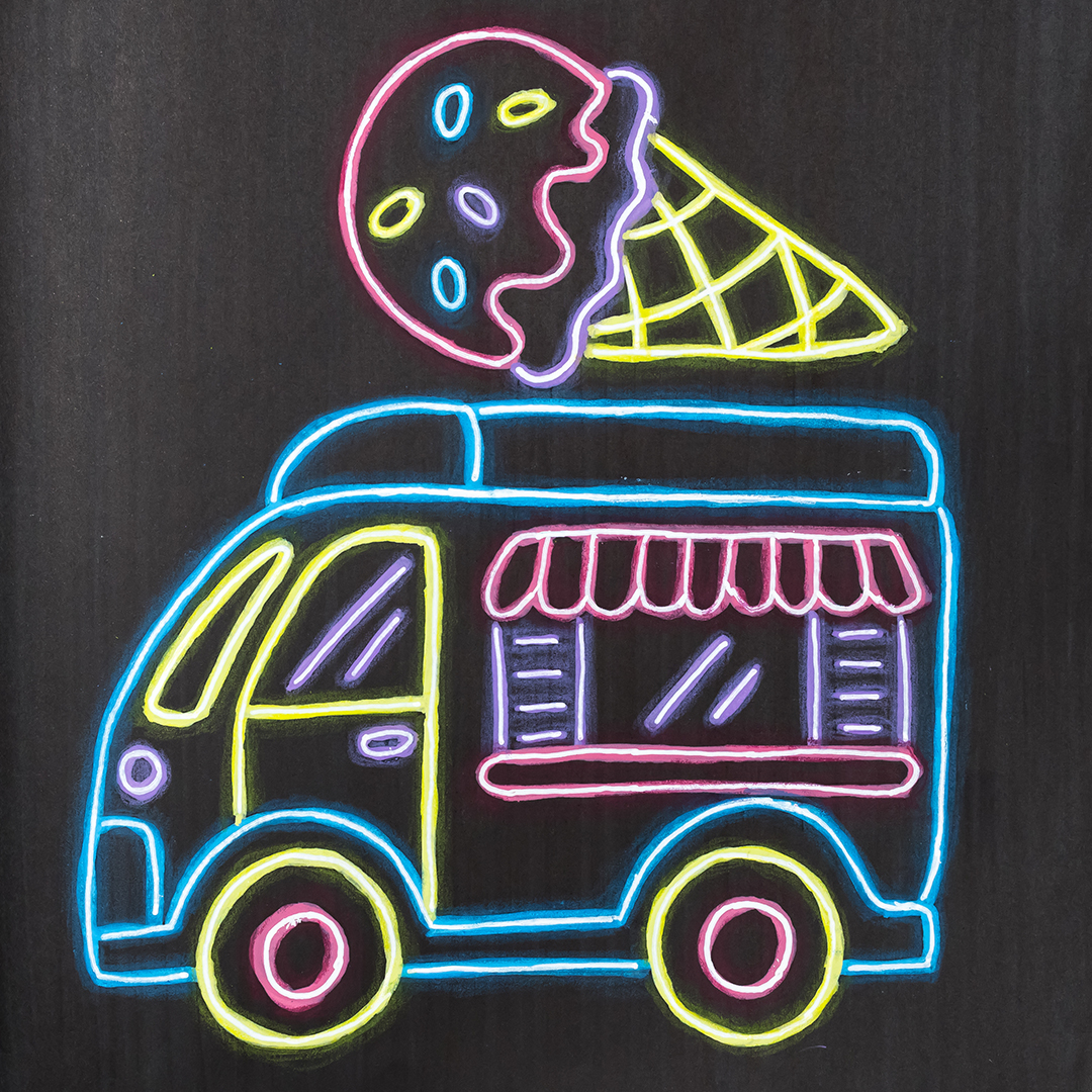 Neon Colouring Effect