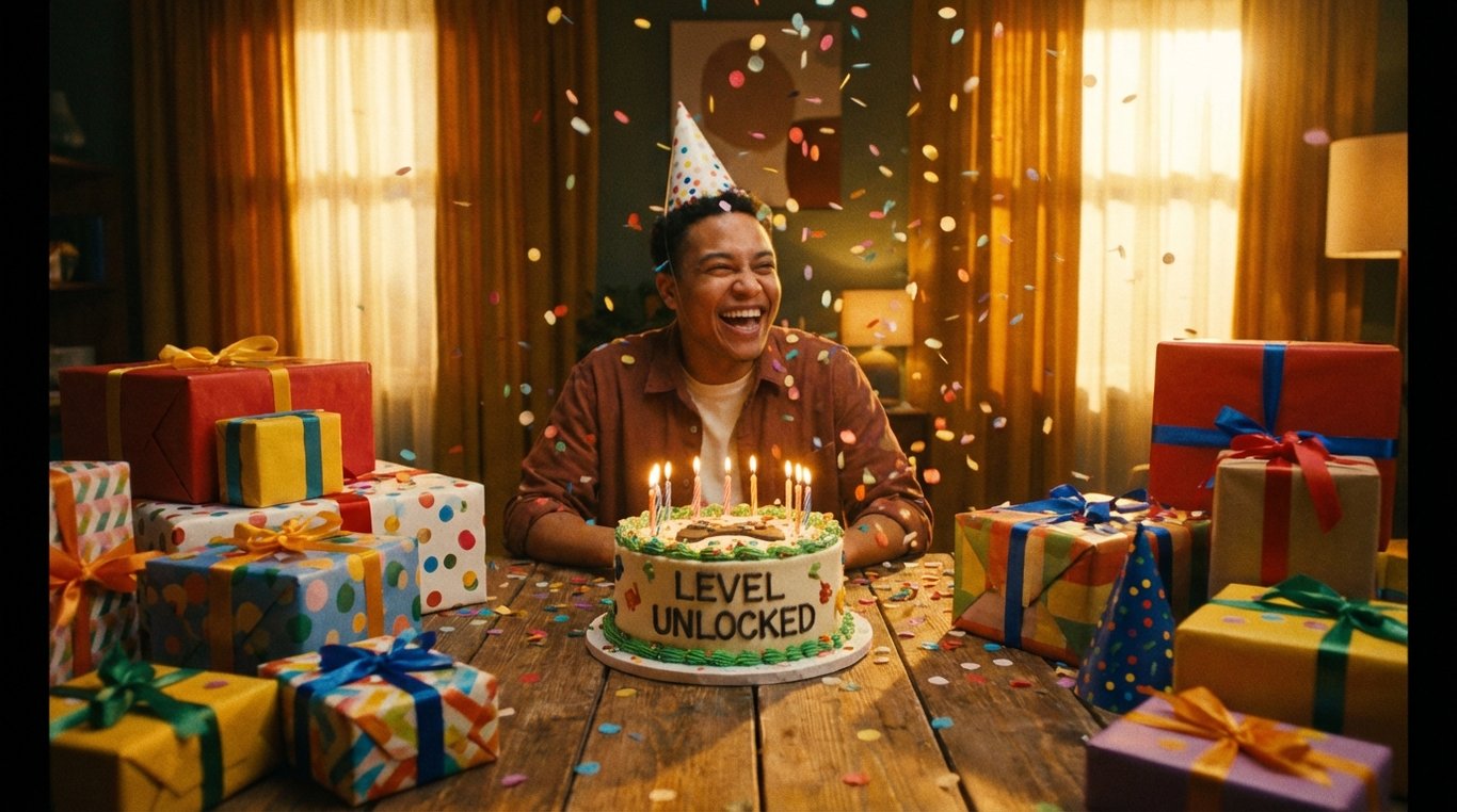 Happy Birthday to Me sample output