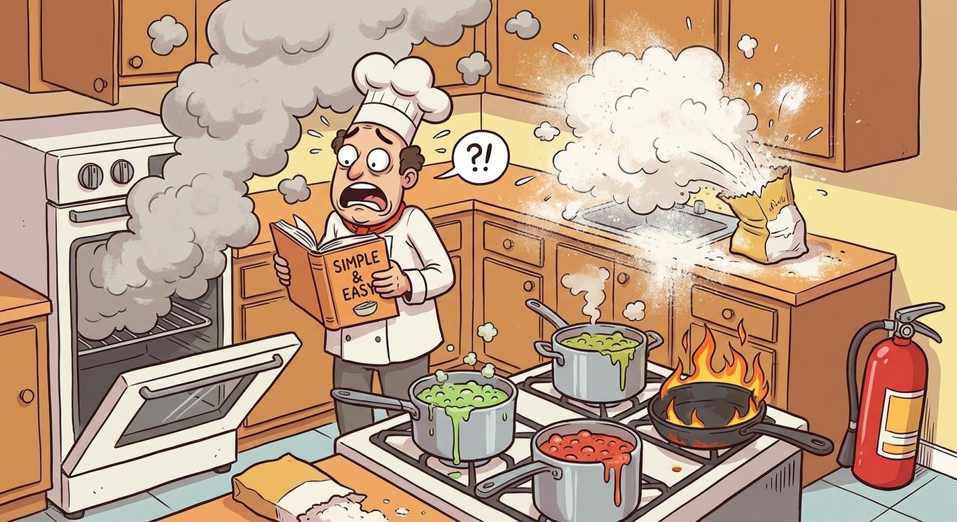 Cooking Fail sample output