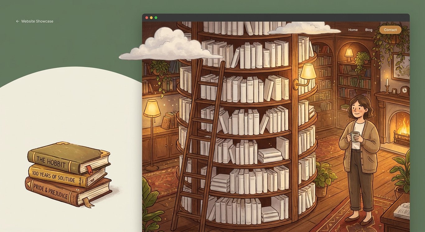 Bookshelf vs Actually Reading sample output