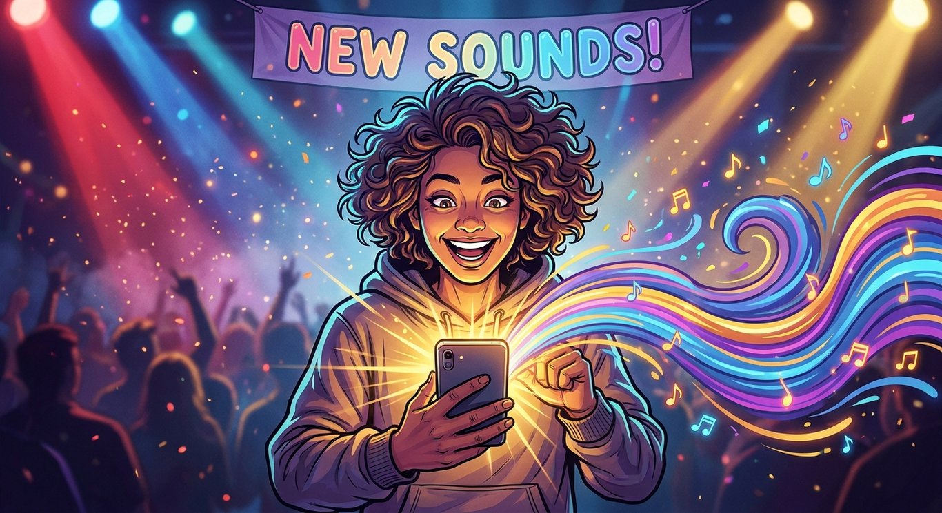 Favorite Artist Drops New Music sample output