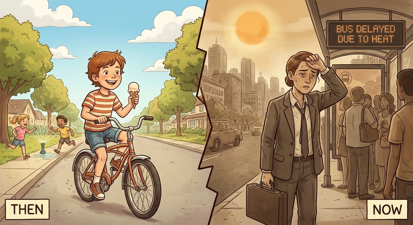 Summer Vacation Then vs Now sample output