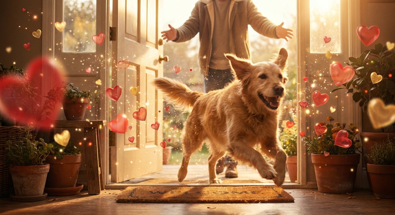 Dog's Reaction When I Come Home sample output