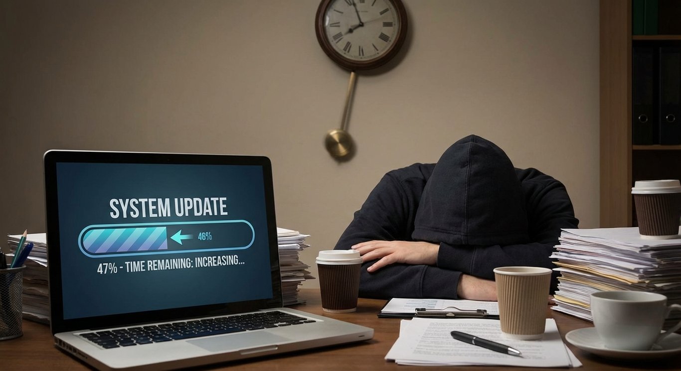 Software Update Ambush sample output