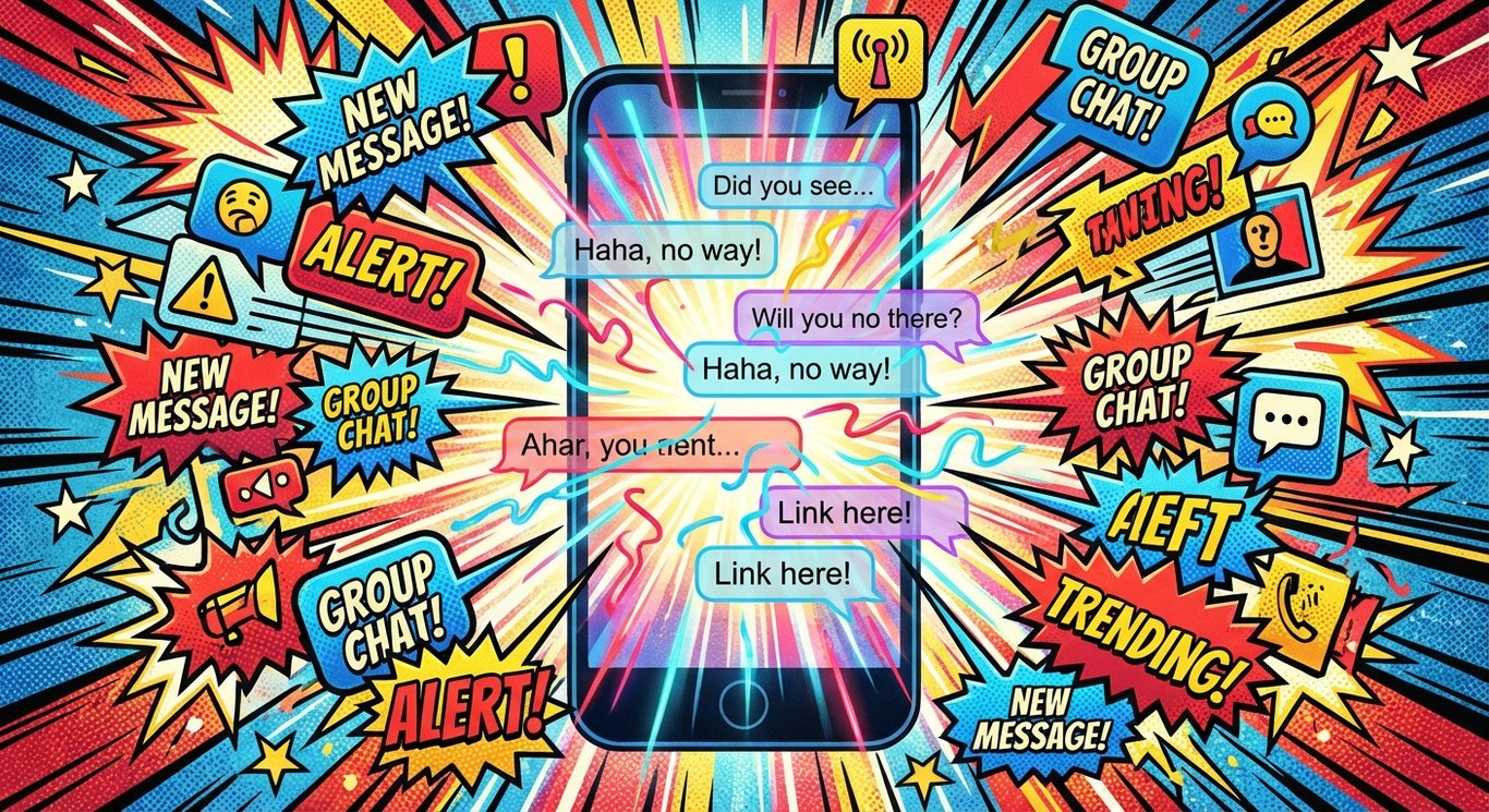 Group Chat Chaos sample output