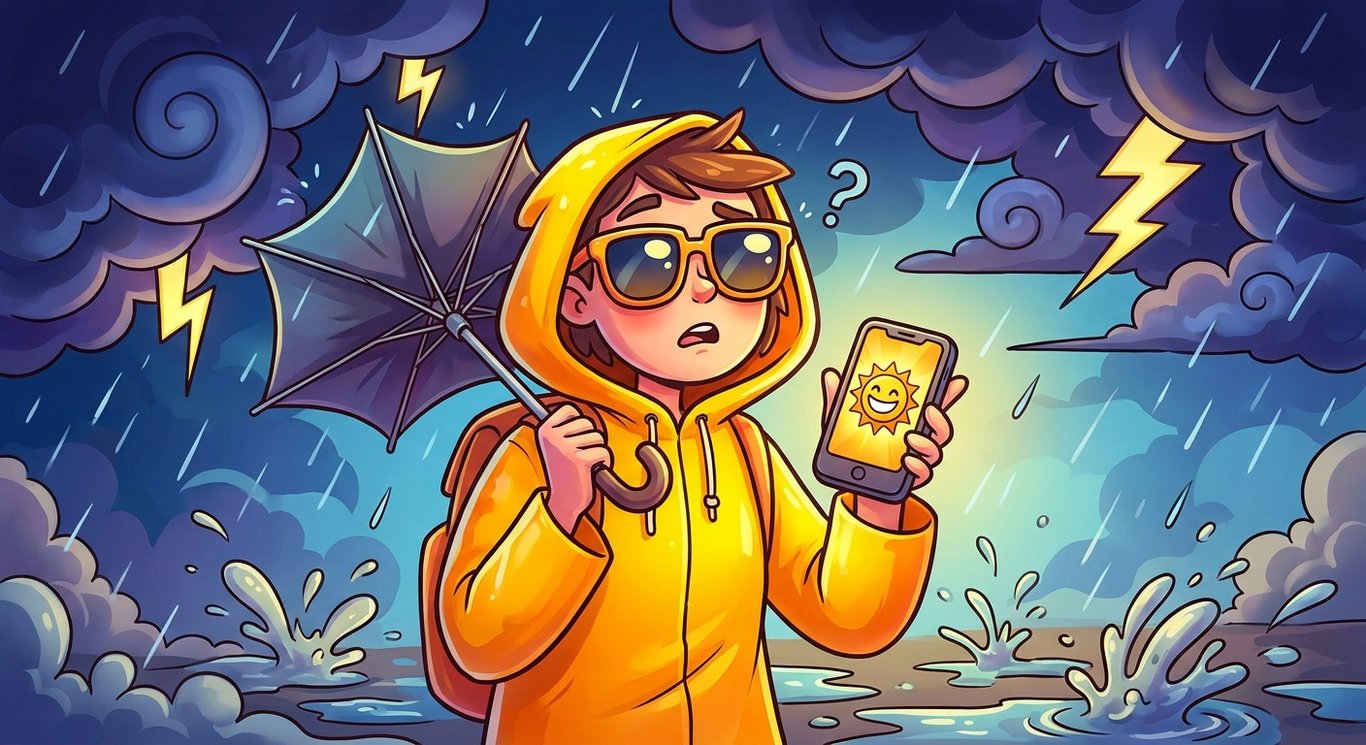 Unexpected Weather Outfit Fail sample output