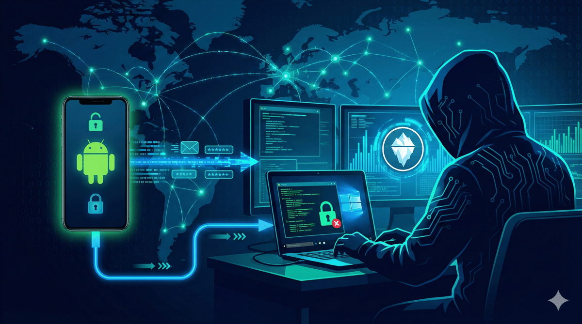 Android to Windows Sync Attack Vector