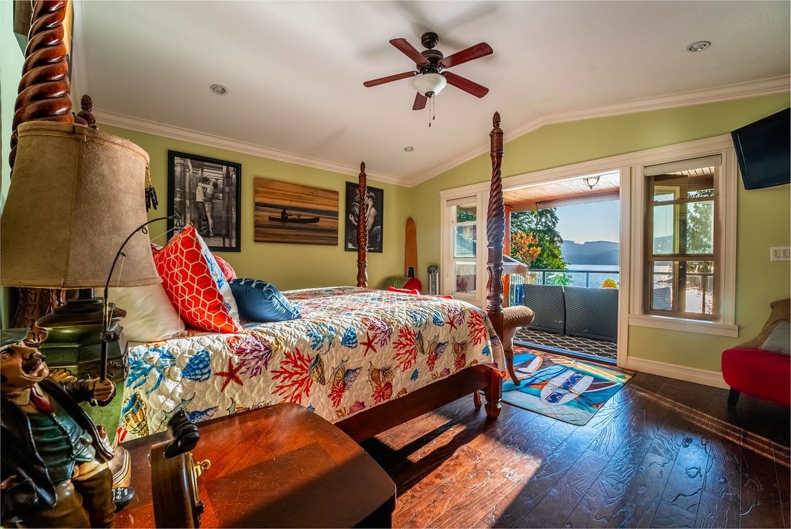 Property surrounded by trees