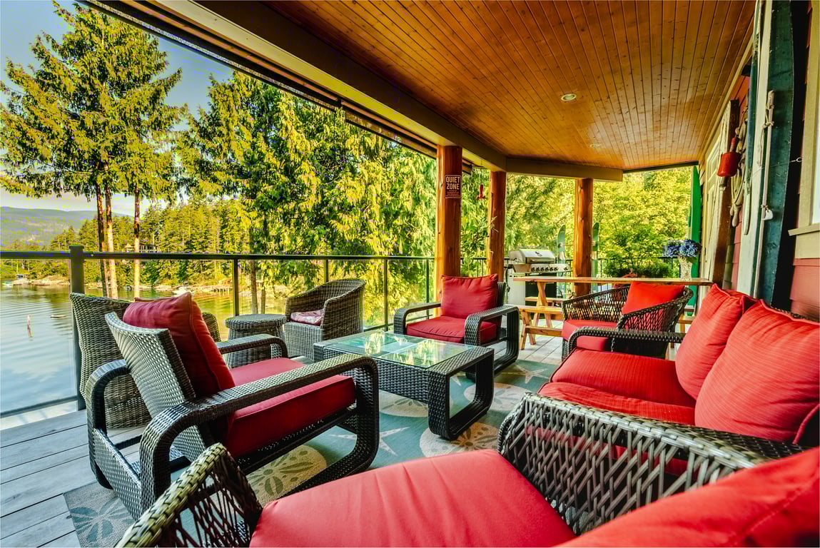 Sunshine Coast waterfront at dusk