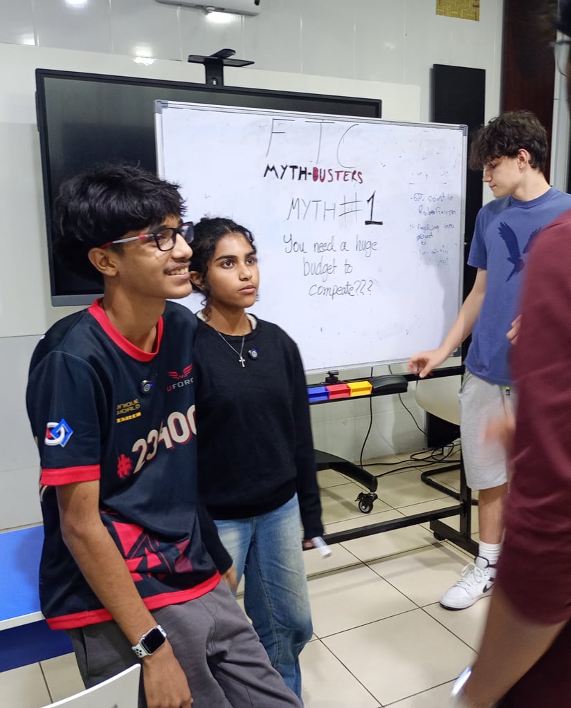 Team filming video