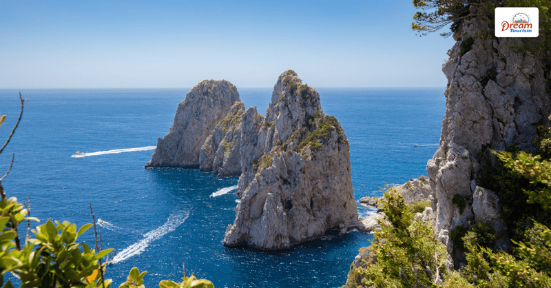 Scenic views of Faraglioni