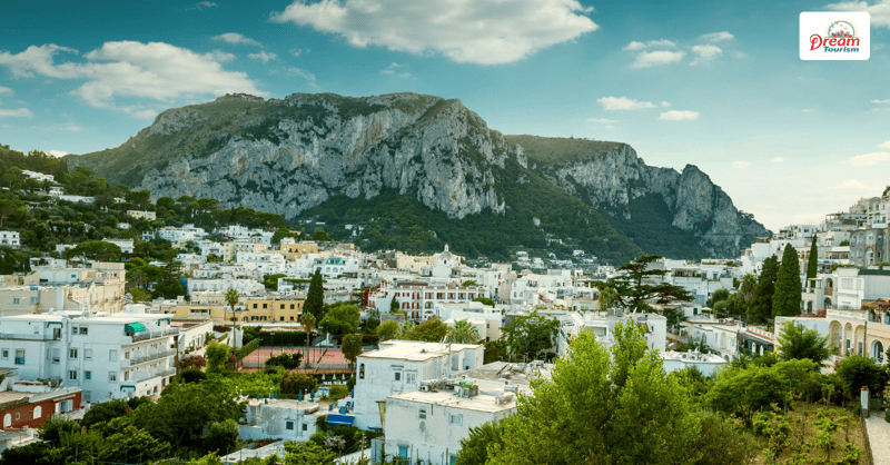 The center of Anacapri(Town)