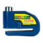 110dB alarm Disc lock Blue