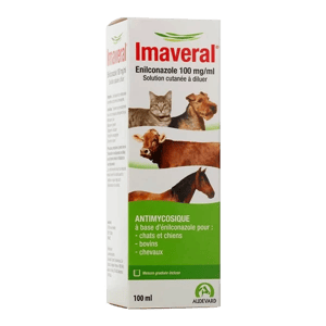 Imaveral - Dermatophytoses - Mycose cutanée de l'animal - 100 ml - AUDEVARD - Produits-veto.com