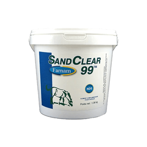 SandClear 99 - Source de Psyllium - Colique de sable du cheval - Granulés - 1,36 kg - Cheval - FARNAM - Produits-Veto.com