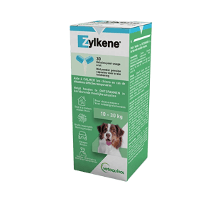 Vetoquinol Zylkene 225mg 30 Cápsulas Y Pastillas Envolventes Para Perros Y Gatos Paquete