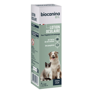 Lotion oculaire pour chien et chat -135 ml - BIOCANINA - Produits-veto.com