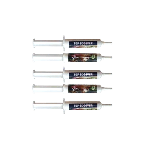 Seringas Top Booster - Reforço para cavalos de esporte - 5 x 12g - GreenPex - Produtos-veto.com