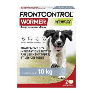 FrontControl Wormer - Vermifuge - 2 comprimés - Chien 10 kg - Boehringer Ingelheim - Produits-veto.com
