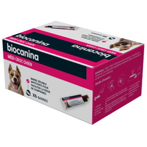 Médi-croc - Chien - Friandise pour comprimé - Boîte de 6 barres - BIOCANINA - Produits-veto.com